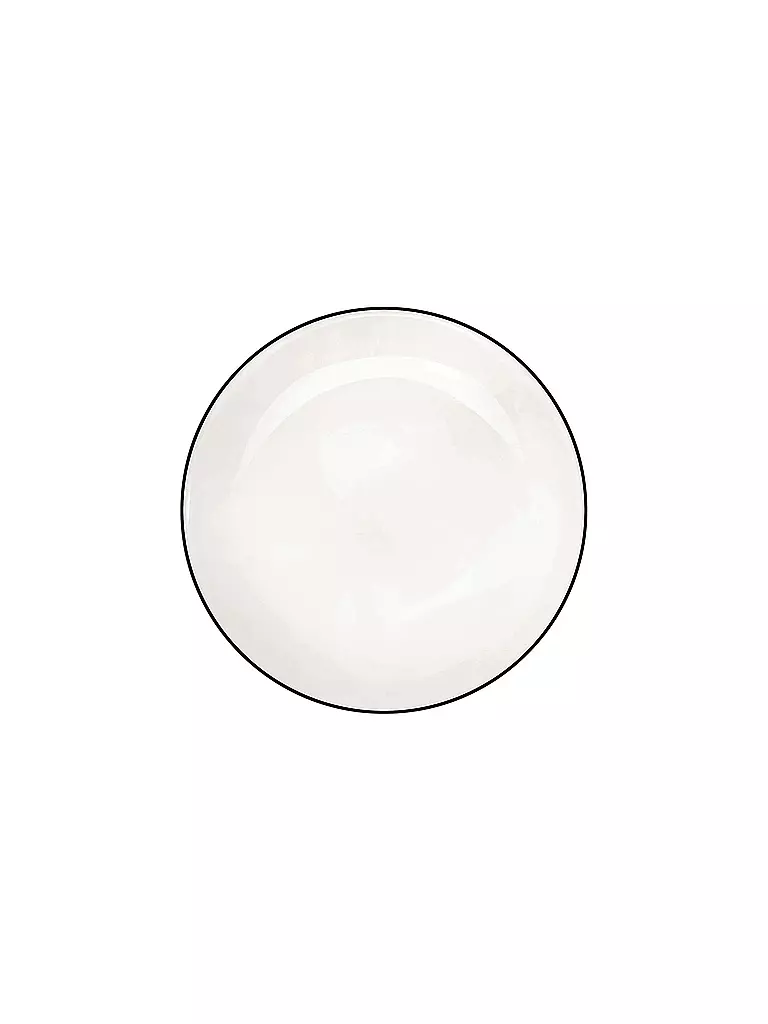 ASA SELECTION | Desserteller "à table ligne noir" 21cm  | Blanc