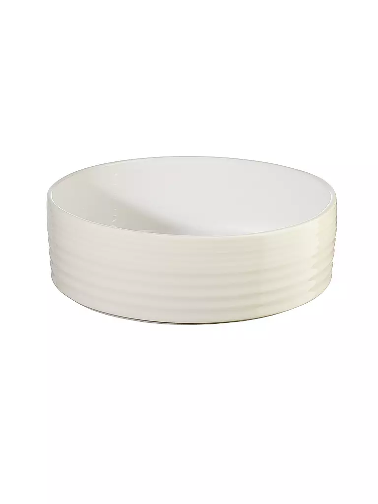 ASA SELECTION | Grand bol 25cm RE:GLAZE Sparkling White | creme