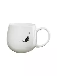ASA SELECTION | Henkelbecher 0,4l MAGU-FOOTPRINTS Chat | Blanc