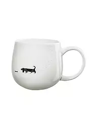 ASA SELECTION | Henkelbecher 0,4l MAGU-FOOTPRINTS Chat | Blanc