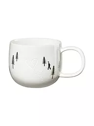 ASA SELECTION | Mug de Noël avec anse 0,4l Skiddng Xmas | Blanc