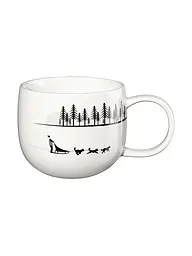 ASA SELECTION | Mug de Noël avec anse 0,4l Skiddng Xmas | Blanc