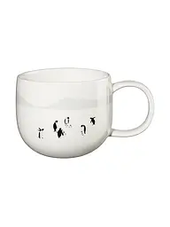 ASA SELECTION | Mug de Noël avec anse 0,4l Skiddng Xmas | Blanc
