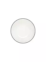 ASA SELECTION | Pasta-/Suppenteller "à table ligne noir" 22cm  | Blanc