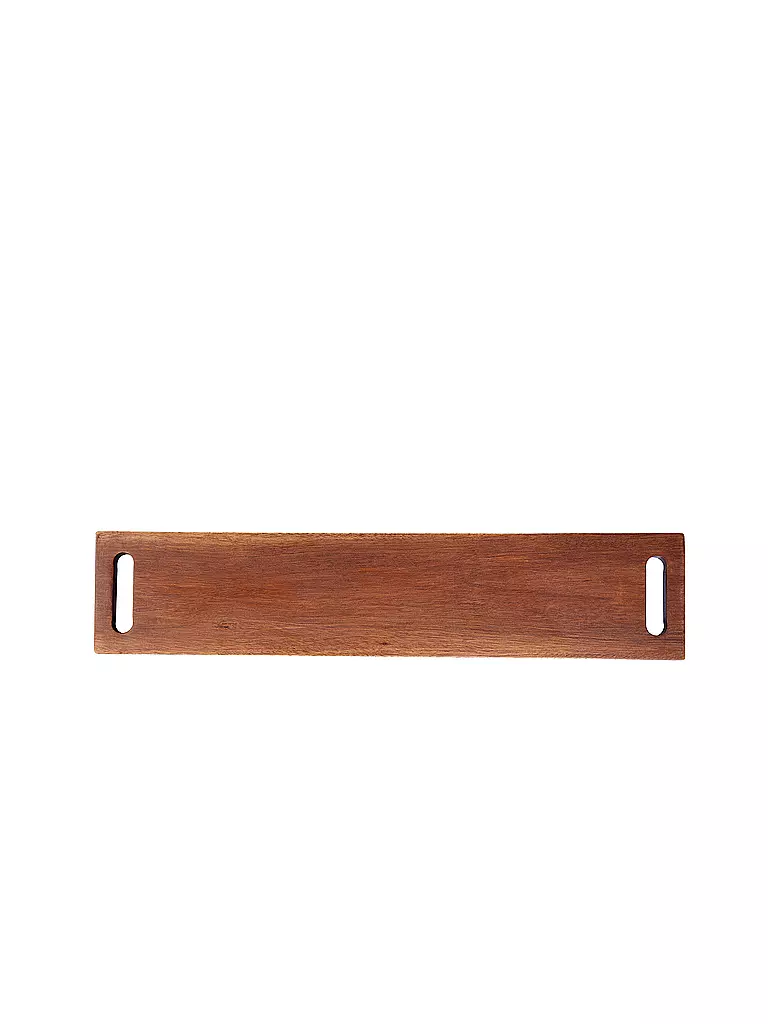ASA SELECTION | Planche en bois avec pieds "Wood" 60x13cm (Acacia Massif) | braun