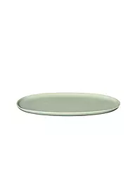 ASA SELECTION | Plat ovale 28,5x16cm SEMANA Caviar | Menthe