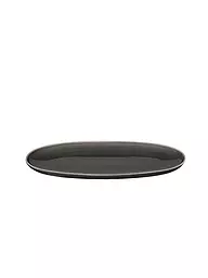 ASA SELECTION | Plat ovale 28,5x16cm SEMANA Caviar | Gris