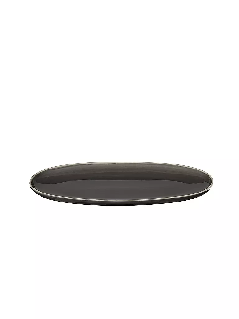 ASA SELECTION | Plat ovale 28,5x16cm SEMANA Caviar | grau