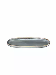 ASA SELECTION | Platte oval Saisons 31x18cm Eucalyptus | Bleu clair