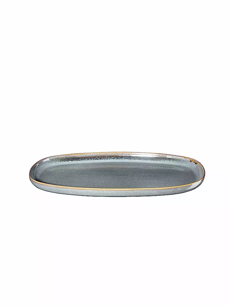 ASA SELECTION | Plat ovale 31x18cm Saisons Denim | hellblau