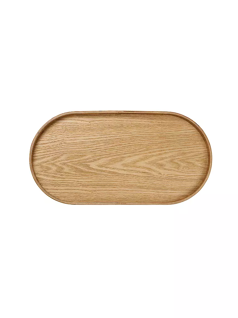 ASA SELECTION | Plateau en bois ovale 44x22,5cm Bois de saule Brun | Marron