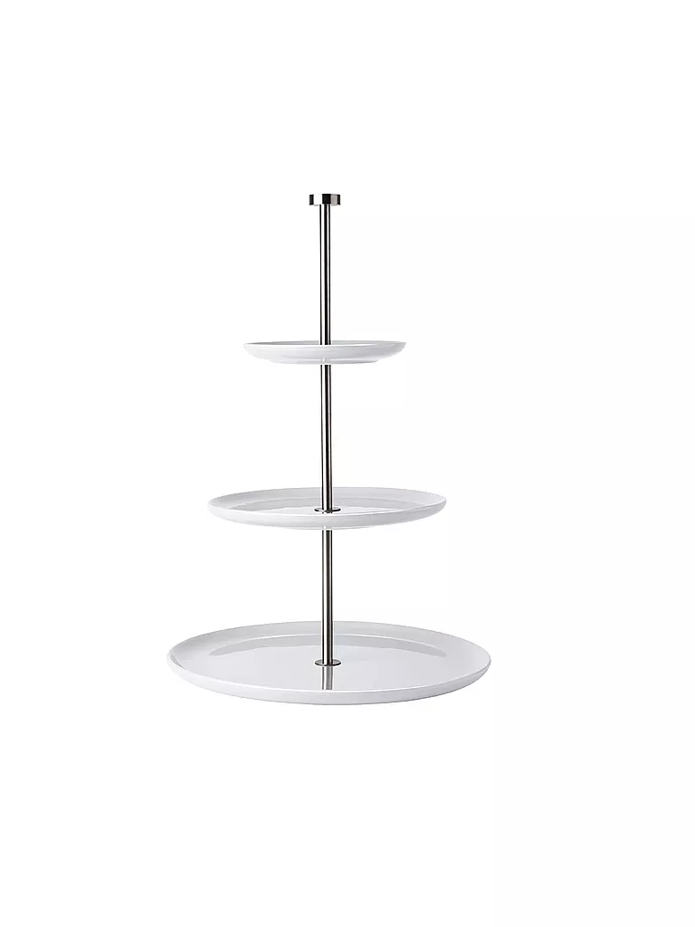 ASA SELECTION | Présentoir plat à 3 niveaux "Grande" H47cm | Blanc