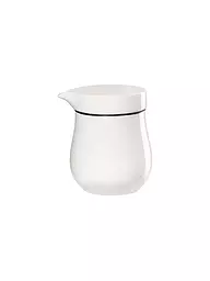 ASA SELECTION | Saucière avec couvercle double paroi 9x7x10cm "A Table Fine" | Blanc