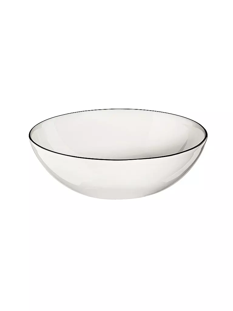 ASA SELECTION | Schälchen "à table ligne noir" 9cm | weiss
