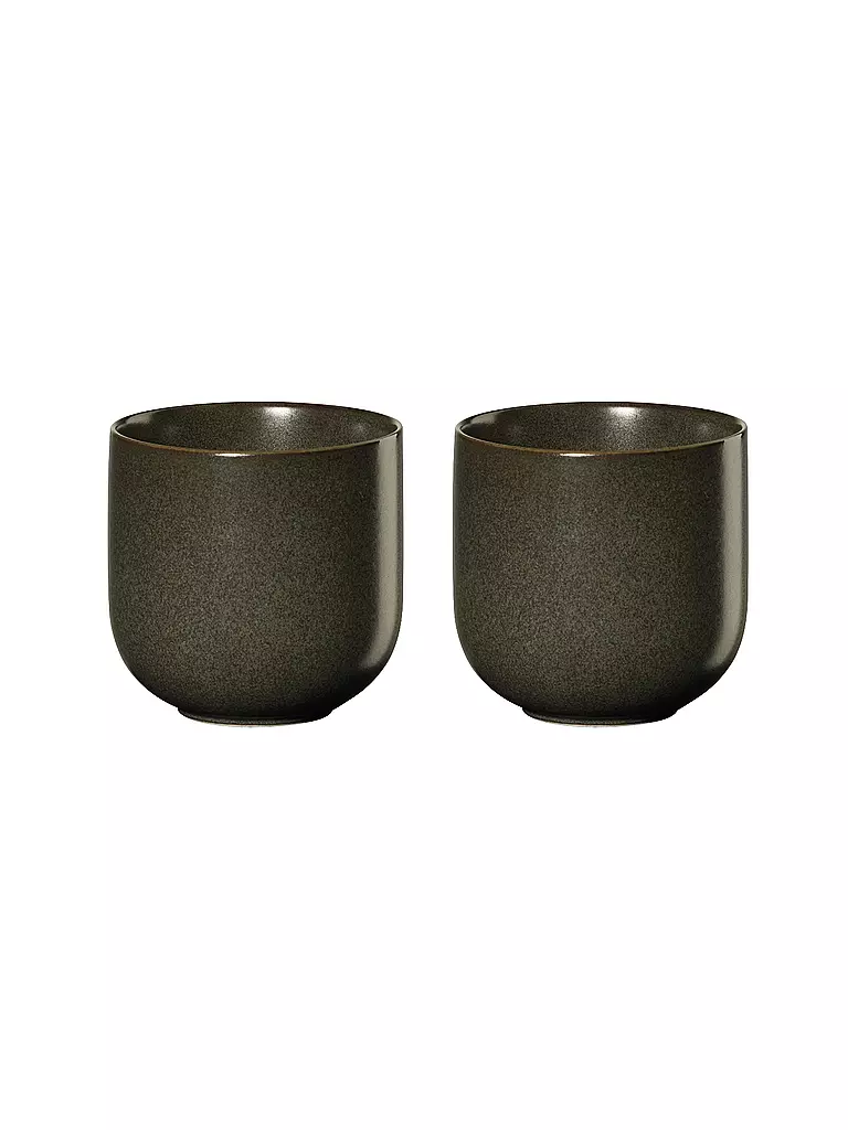 ASA SELECTION | Set de 2 tasses à thé "Coppa" 0,2l (Nori) | dunkelgrün