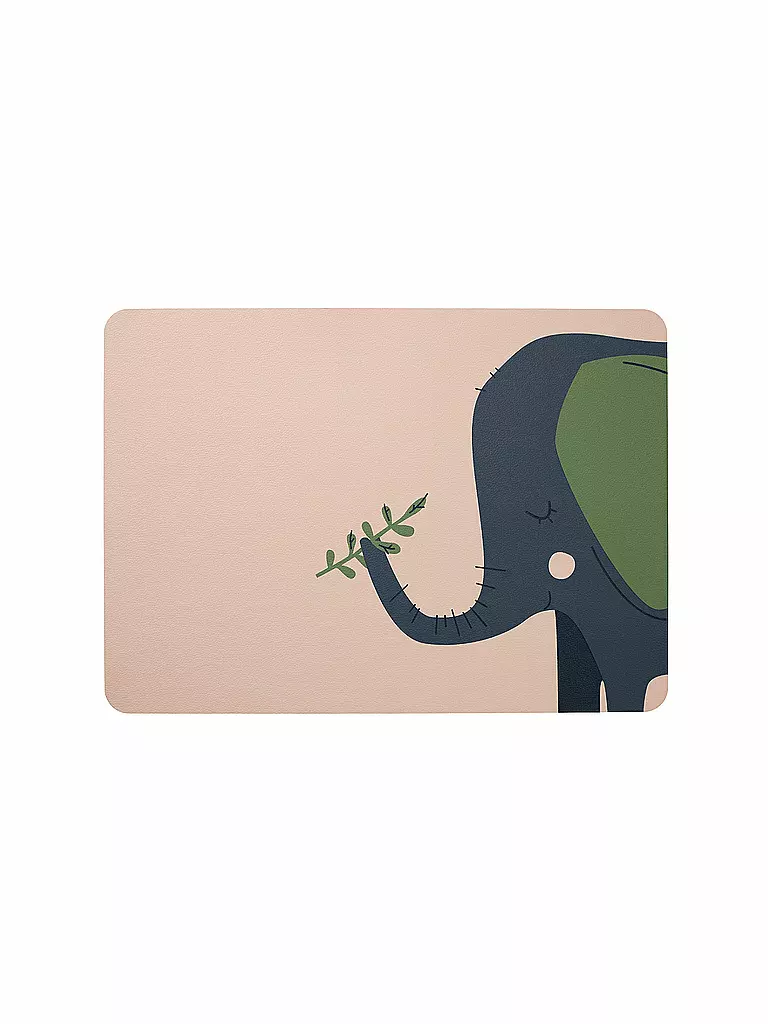 ASA SELECTION | Set de table pour enfants "Emma l'éléphant" | blau
