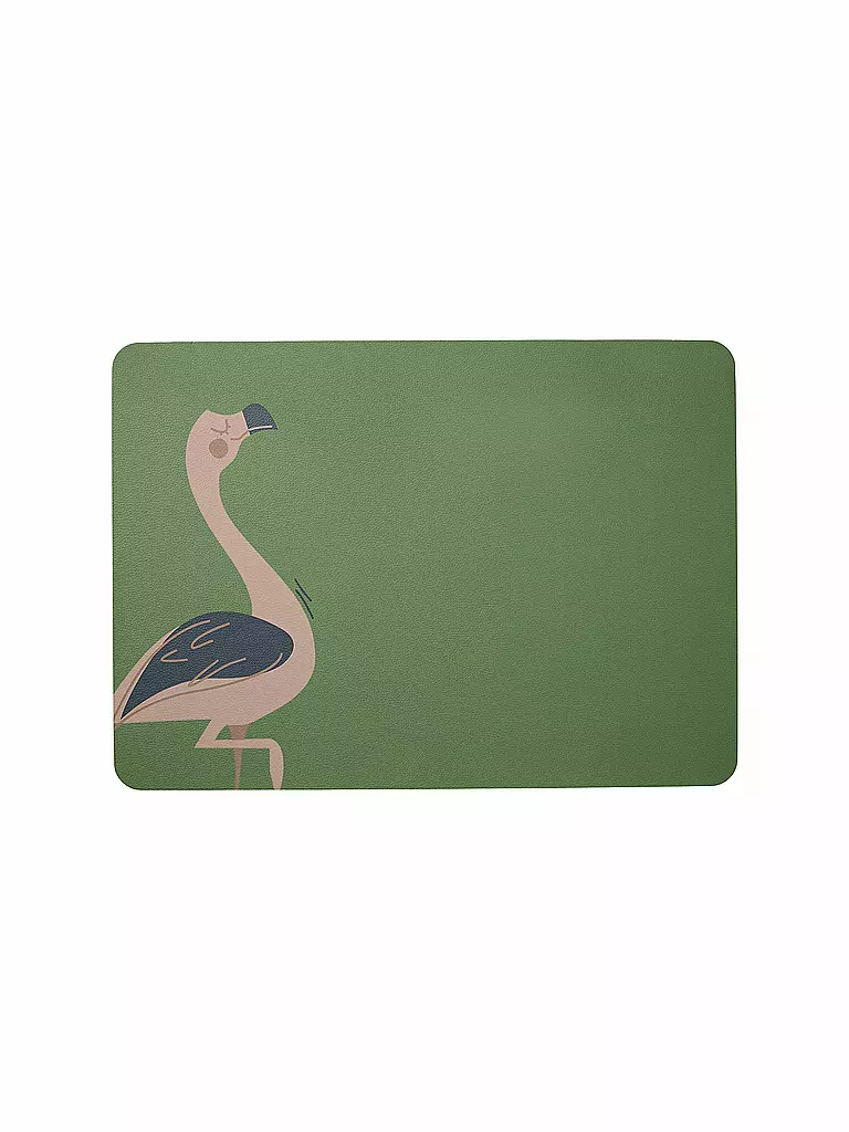 ASA SELECTION | Set de table pour enfants "Fiona Flamingo" | grün