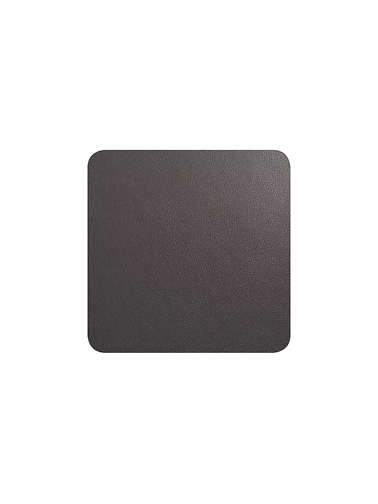 ASA SELECTION | Sous-verres aspect cuir 10x10cm lot de 4 Basalt | grau
