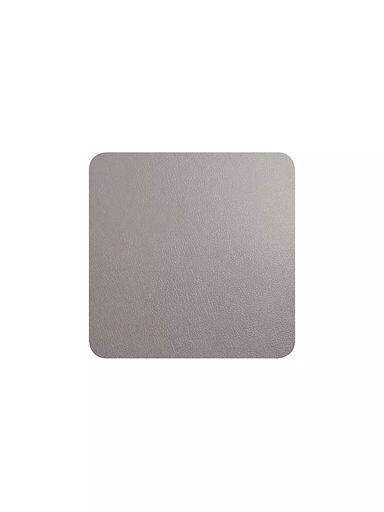 ASA SELECTION | Sous-verres aspect cuir 10x10cm lot de 4 Cement | grau