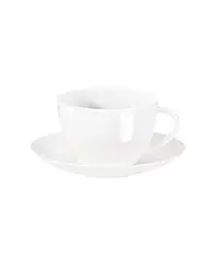 ASA SELECTION | Tasse à café avec soucoupe "A Table Fine" 0,2l | Blanc