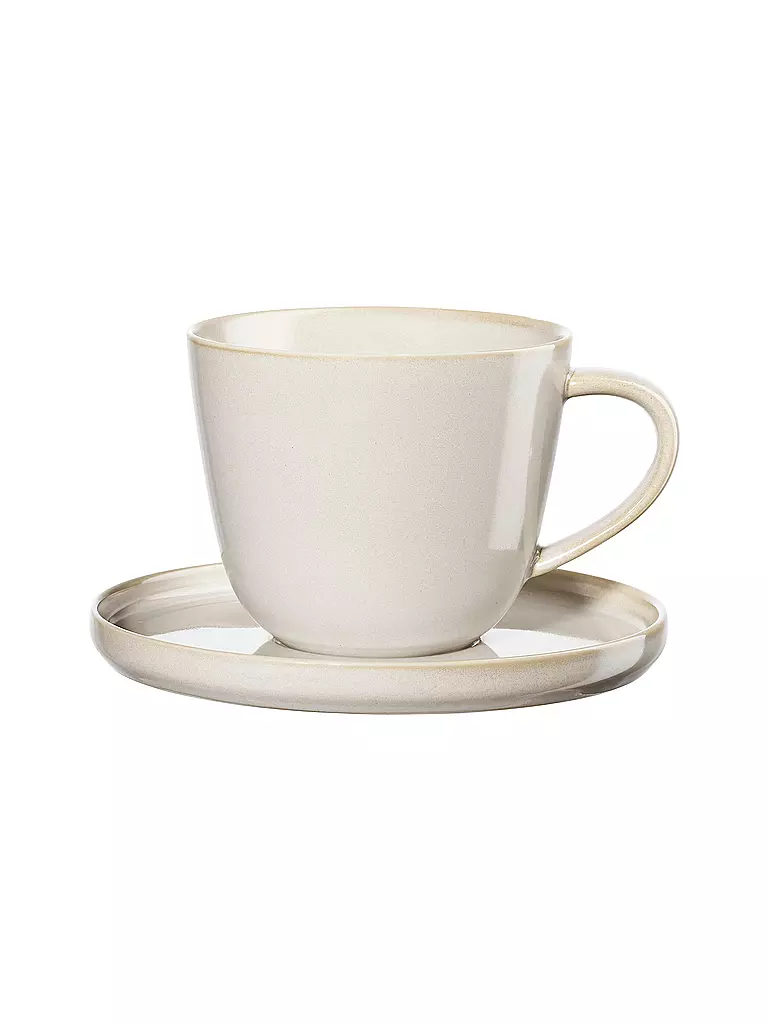 ASA SELECTION | Tasse à café avec soucoupe COPPA 0,25l Tofu | beige