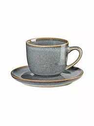 ASA SELECTION | Tasse à expresso avec soucoupe 0,09l Saisons Denim | Bleu clair