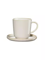 ASA SELECTION | Tasse à expresso avec soucoupe 0,08l Coppa Nori | Beige