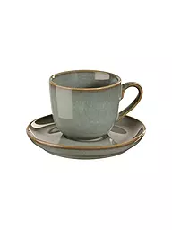 ASA SELECTION | Tasse à expresso avec soucoupe 0,09l Saisons Denim | Vert