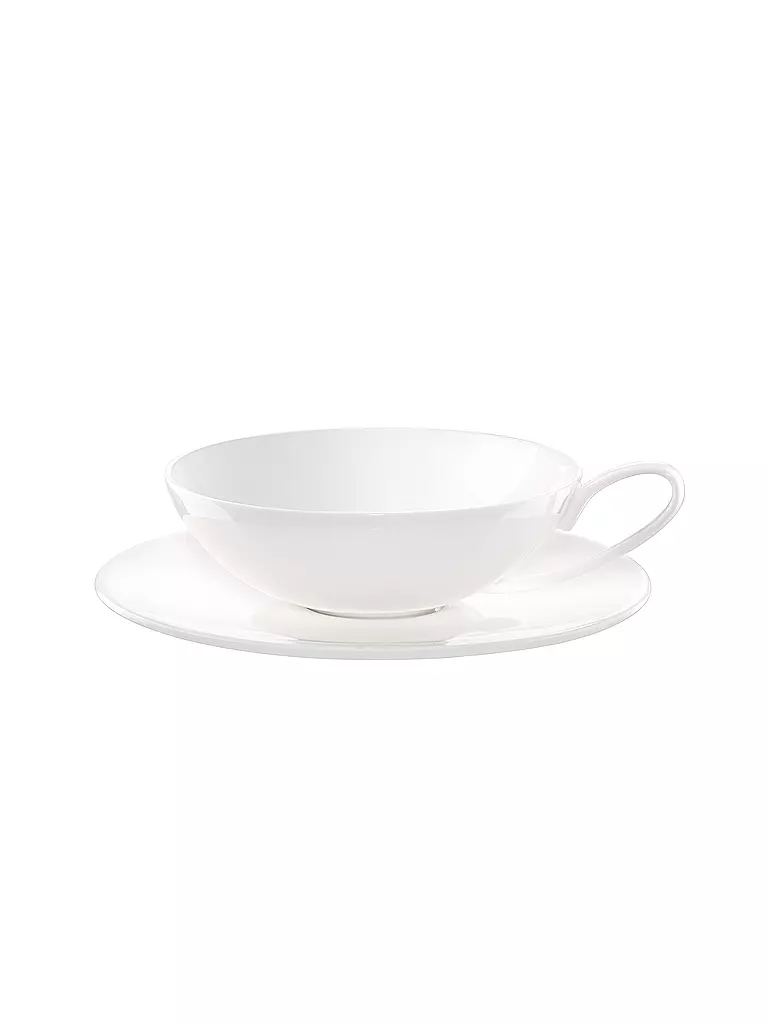 ASA SELECTION | Tasse à thé avec soucoupe 0,17 l Blanc | weiss