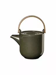ASA SELECTION | Théière avec poignée en bois Coppa 0,6l Kuro/Noir | Vert foncé