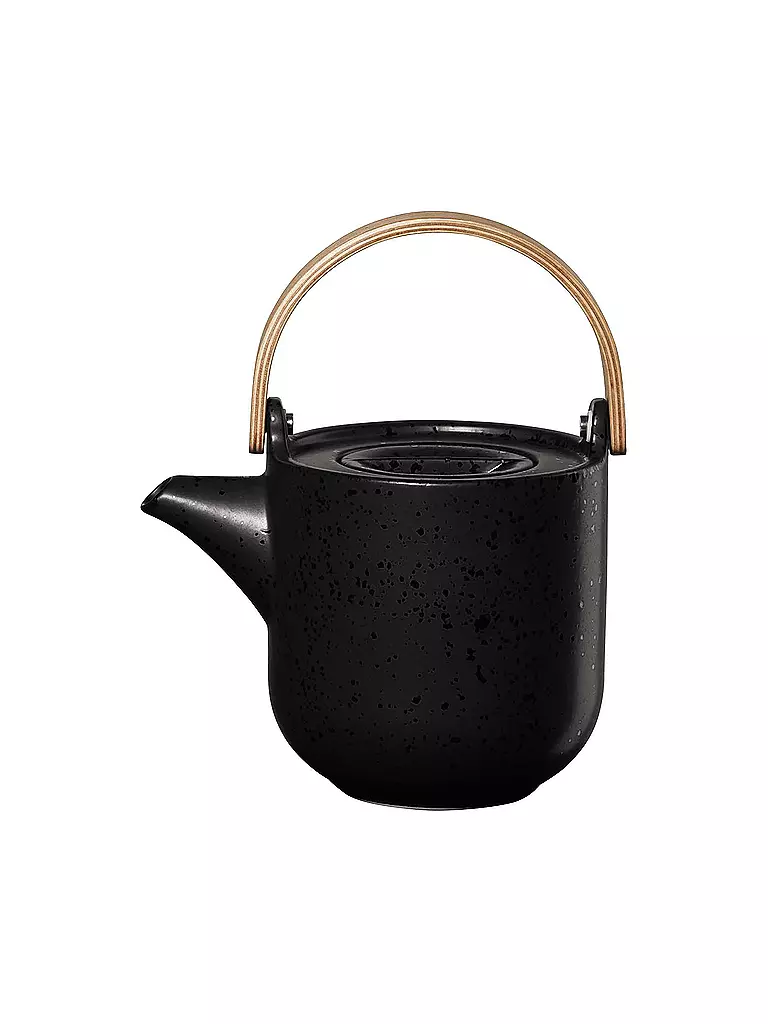 ASA SELECTION | Théière avec poignée en bois Coppa 0,6l Kuro/Noir | schwarz