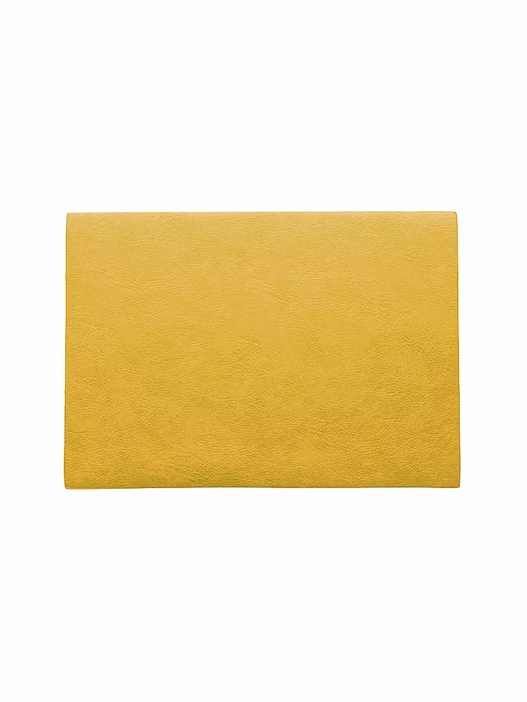 ASA SELECTION | Tischset « Vegan Leather » (Corn) | gelb