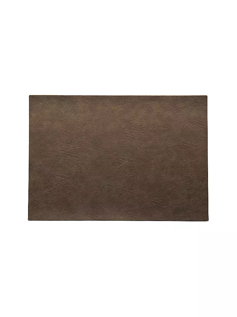 ASA SELECTION | Tischset « Vegan Leather » 46x33cm (Nougat) | braun