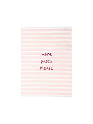 ASA SELECTION | Torchon 50x70cm More pasta please | Rose