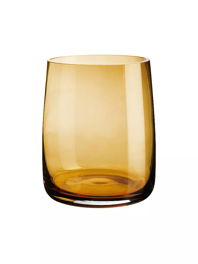 ASA SELECTION | Vase - Photophore AJANA 18cm Ambre | gelb