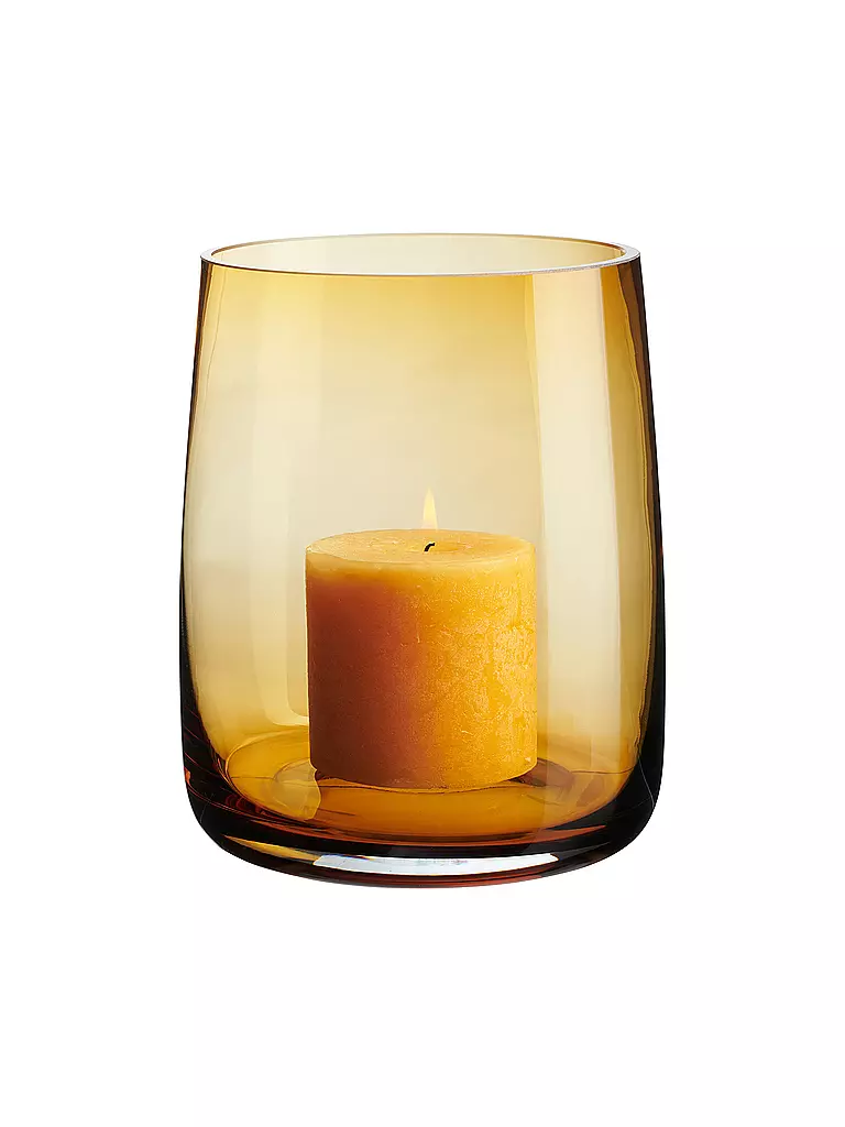 ASA SELECTION | Vase - Photophore AJANA 18cm Ambre | gelb