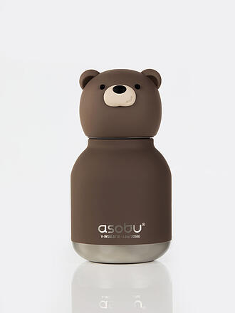 ASOBU | Mini-bouteille isotherme pour enfants BEAR 0,2l Marron