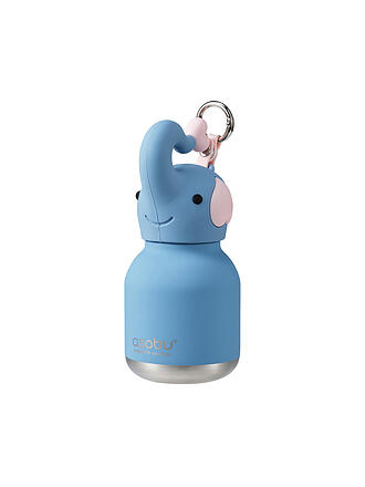 ASOBU | Mini-bouteille isotherme pour enfants ÉLÉPHANT 0,2 l Gris