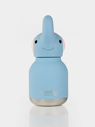 ASOBU | Mini-bouteille isotherme pour enfants ÉLÉPHANT 0,2 l Gris