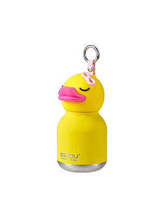 ASOBU | Mini-bouteille isotherme pour enfants CANARD 0,2 l Jaune
