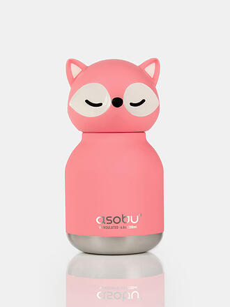 ASOBU | Mini-bouteille isotherme pour enfants RENARD 0,2 l Corail