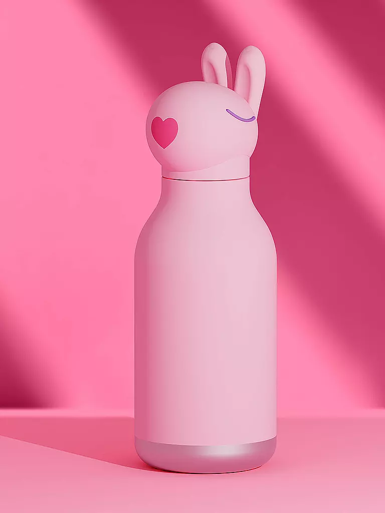 ASOBU | Bouteille isotherme 460 ml LAPIN rose | 