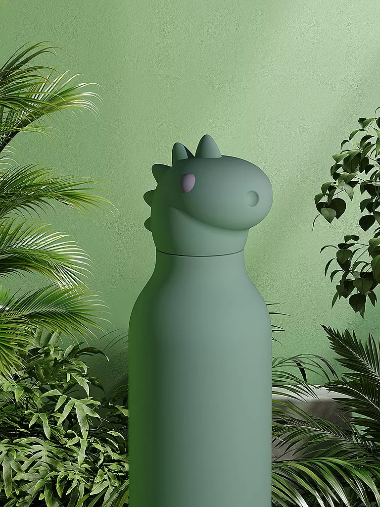 ASOBU | Bouteille isotherme 460ml DINO olive | 