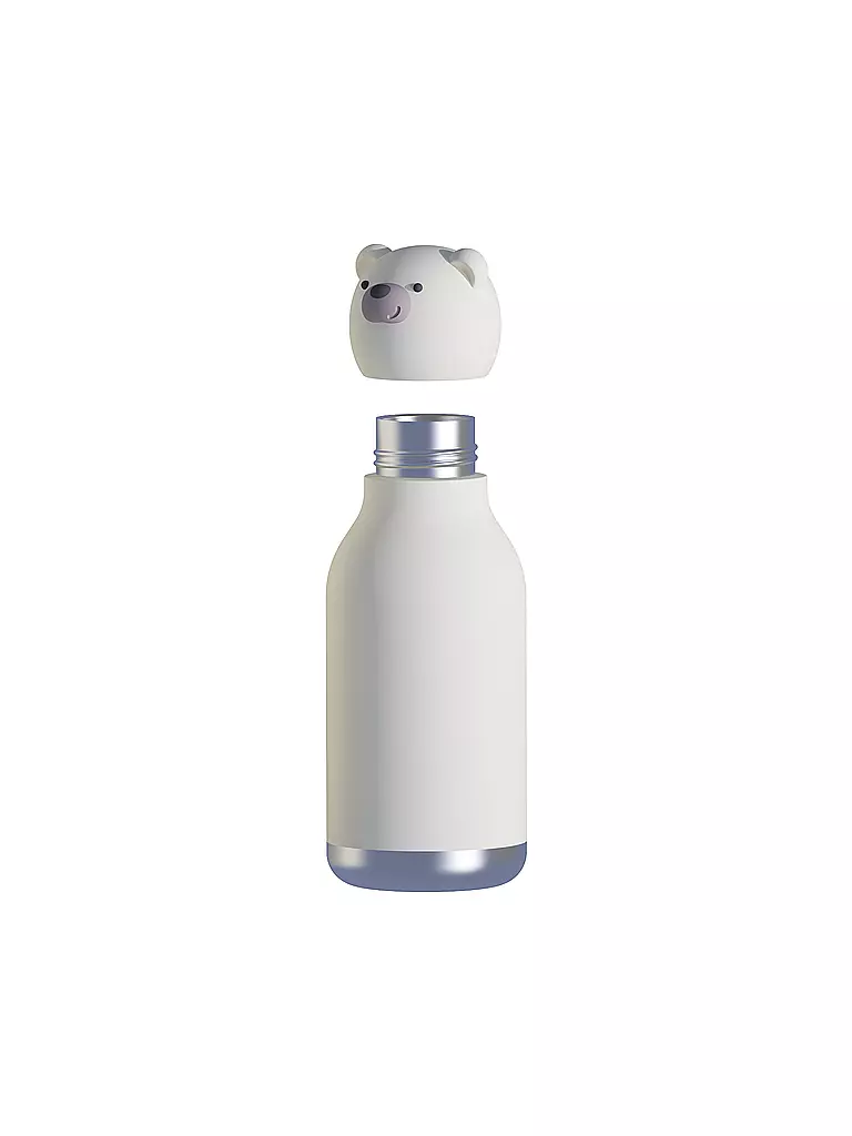 ASOBU | Bouteille isotherme 460ml OURS POLAIRE blanc | weiss