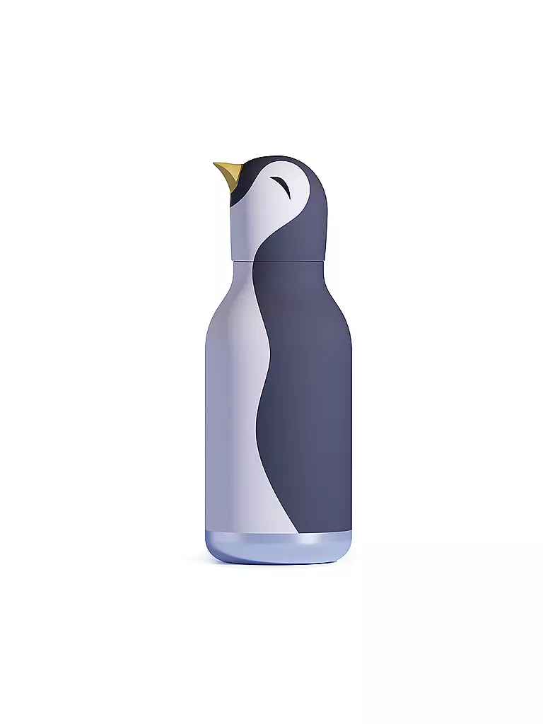 ASOBU | Bouteille isotherme 460ml PINGOUIN gris / blanc | grau