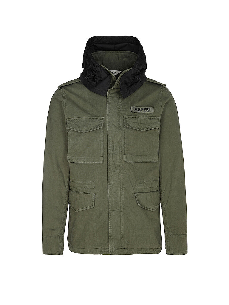 Aspesi Veste de terrain olive L