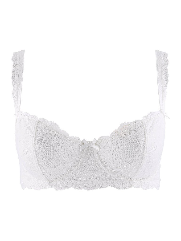 Balconette-BH Danse des Sens (Opale) blanc 80C