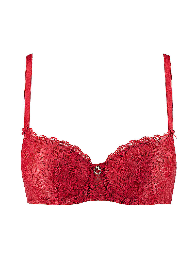 Soutien-gorge à demi-bonnet ROSESSENCE gala rouge 85B