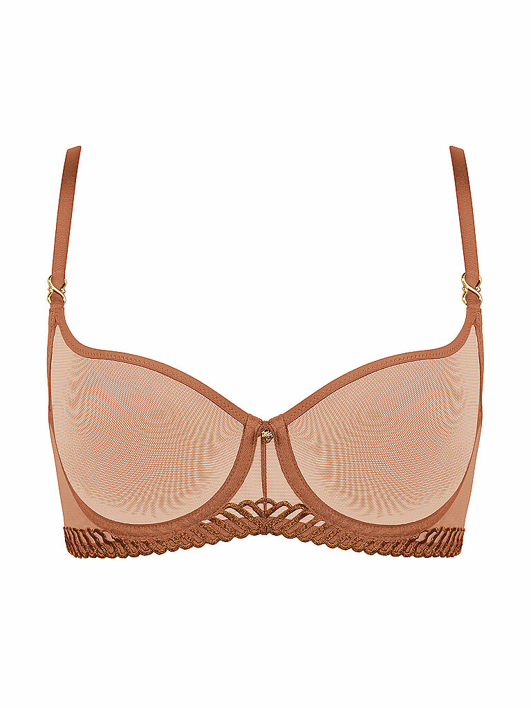 Soutien-gorge à armatures SHEER EMOTION honey marron clair 85D