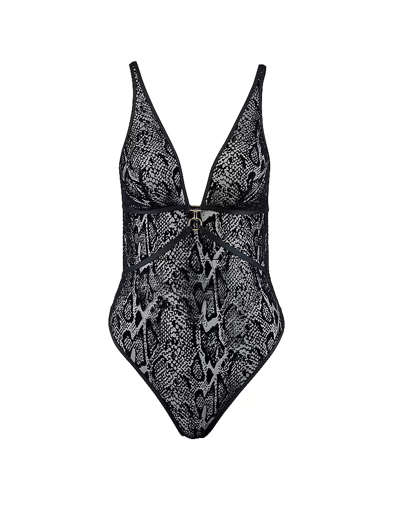 AUBADE | Body ANIMAL SOUL Noir Python | Noir